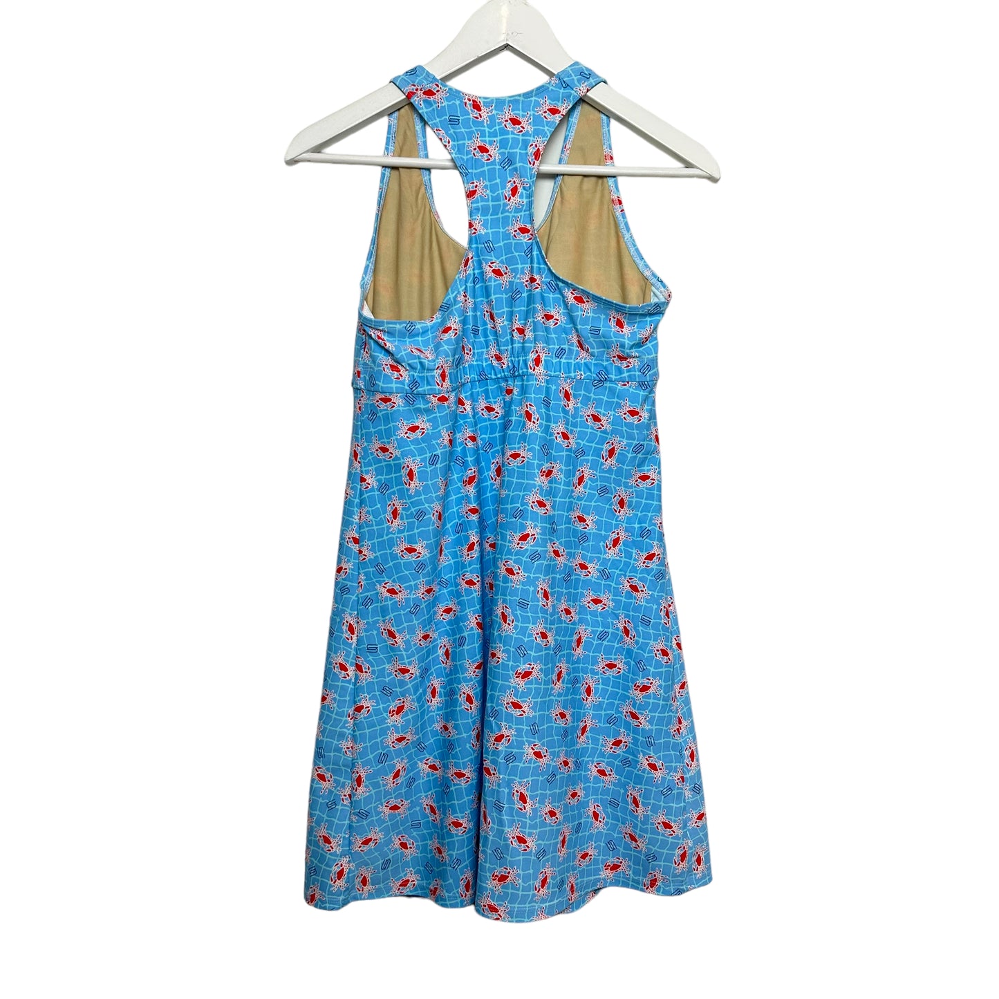 Spunkwear Original Dress Racer Back Crab Blue Athletic Swim Small