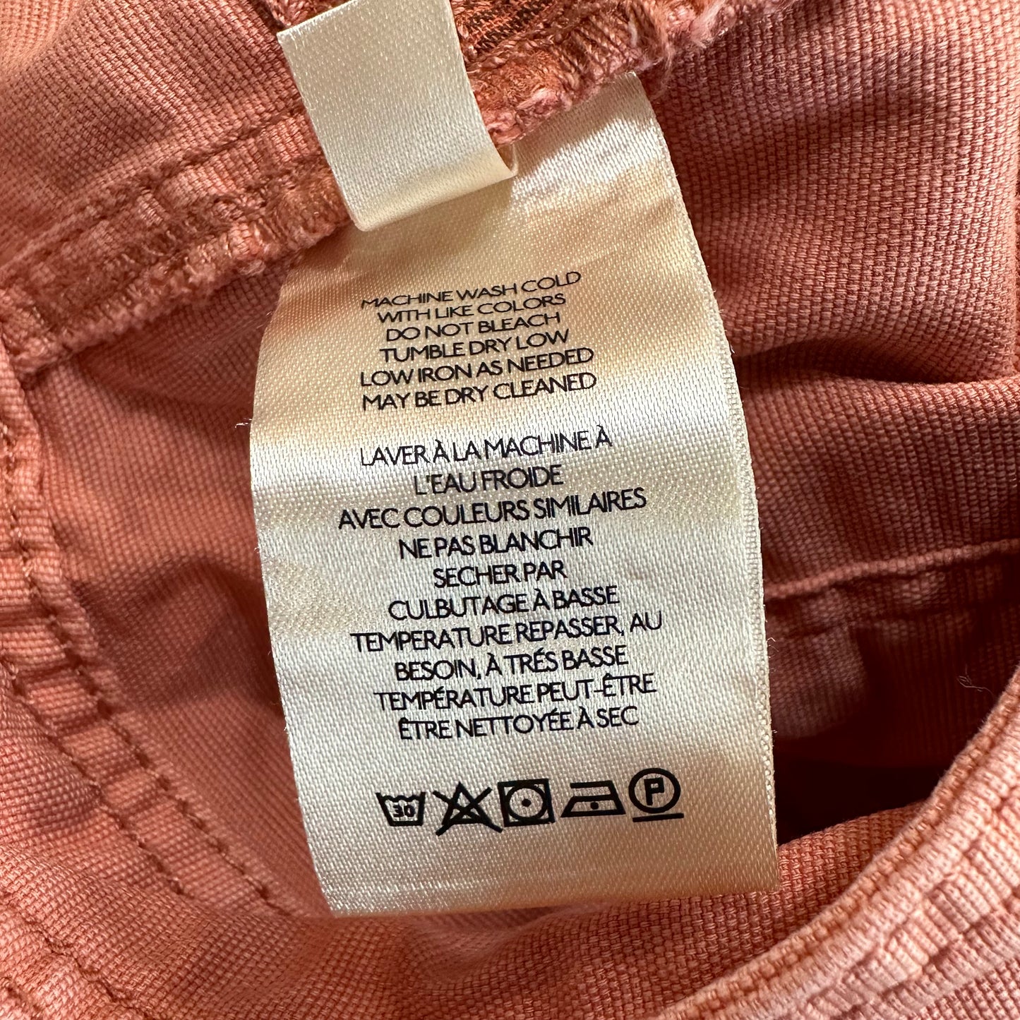 Anthropologie Pilcro and the Letterpress Relaxed Pleated Front High Rise Utility Shorts Sienna Pink 27