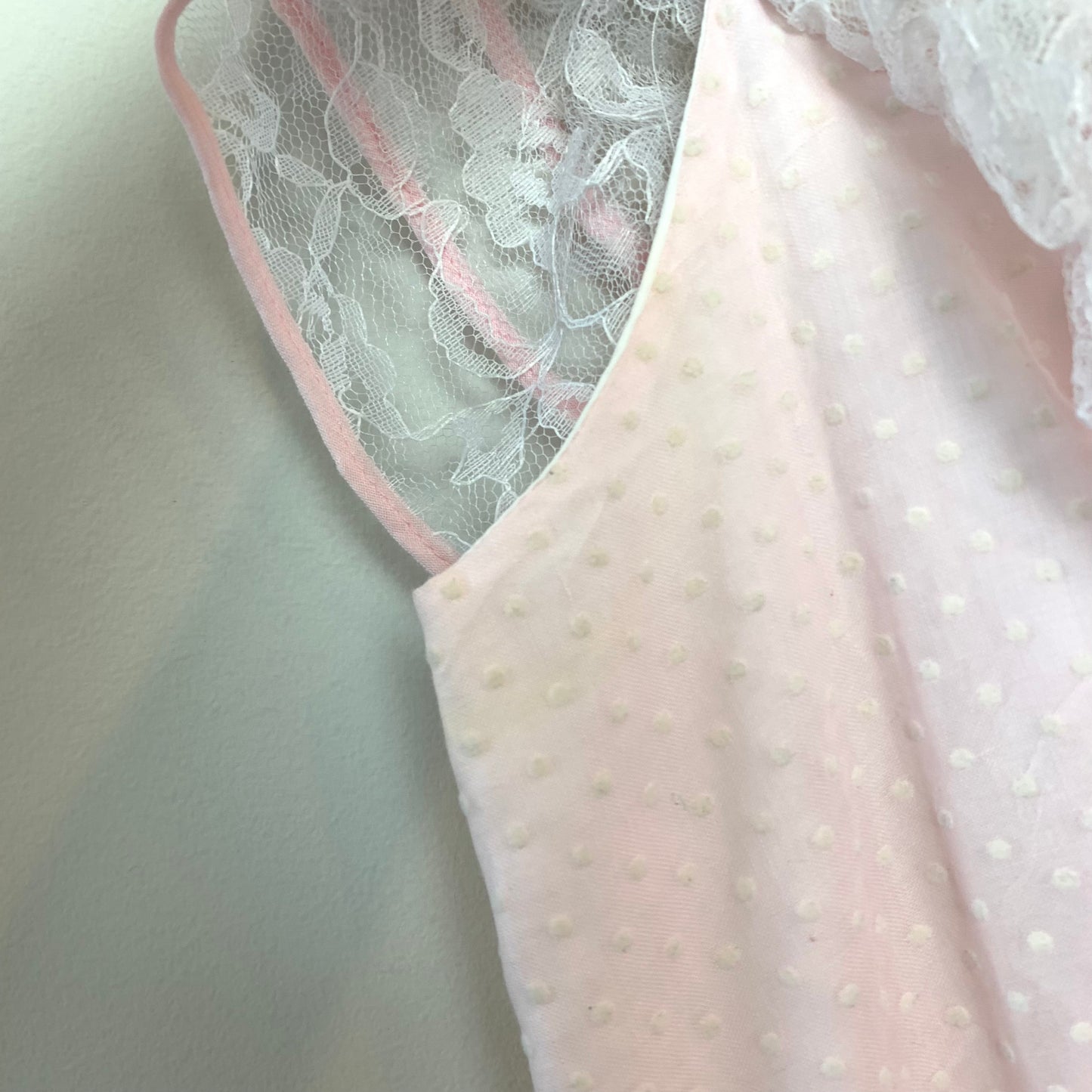 Vintage 70s 80s Alicia Pink Midi Dress Gown Small