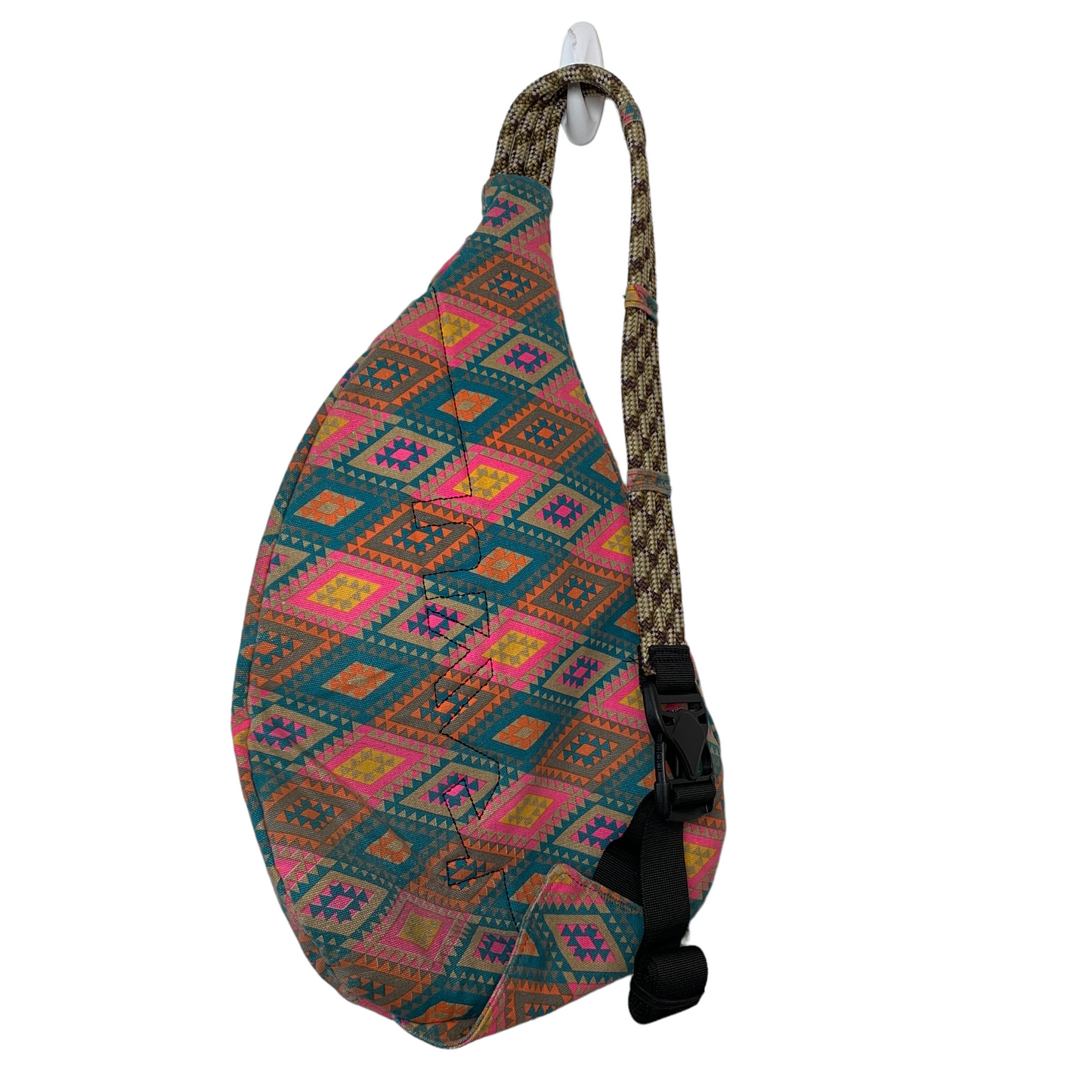 Kavu Rope Sling Bag Rhombus Rug Aztec Multicolor Satchel