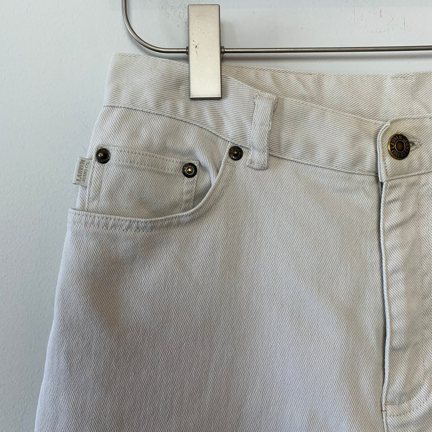 Ralph Lauren Jeans Co. Beige High Rise Straight Leg Jeans 6 28''