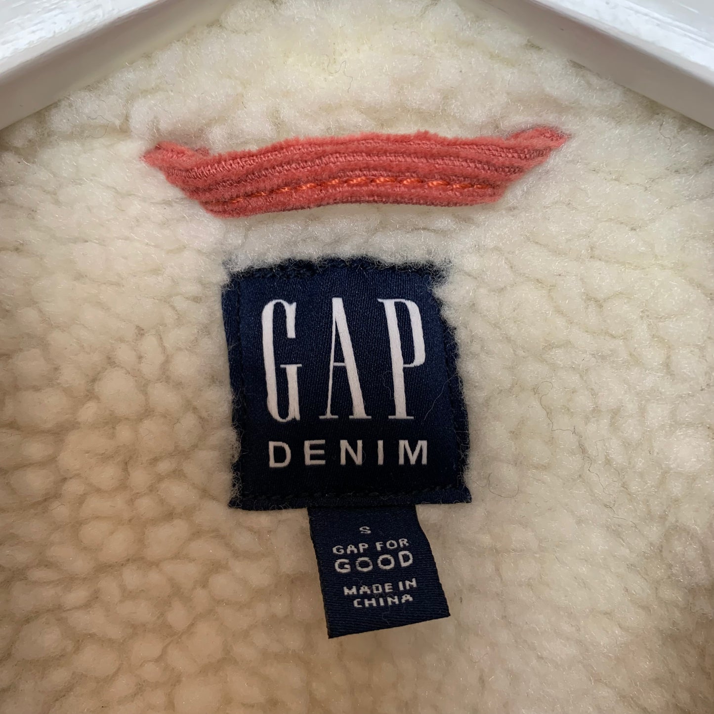 Gap Corduroy Jacket Sherpa Line Collared Small