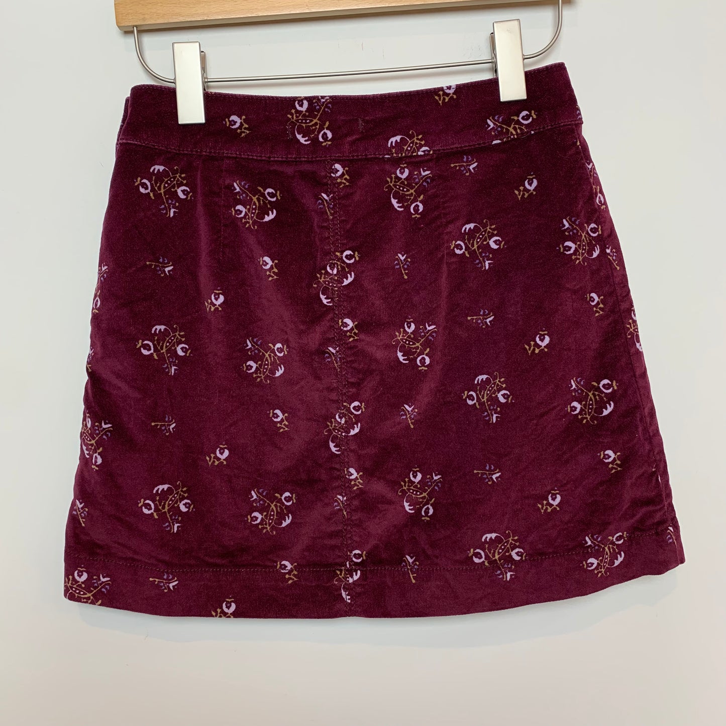 Free People Velvet Mini Skirt 0