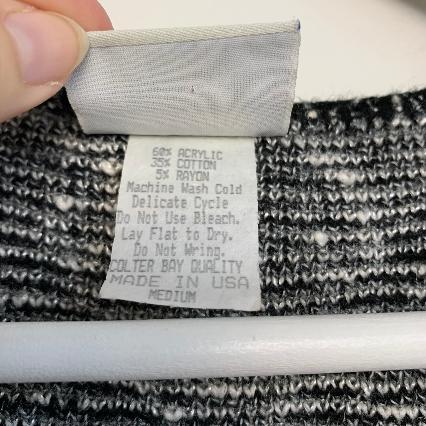 Classic Elements 80s 90s Sweater Vest Patchwork Argyle Size Medium Button Down