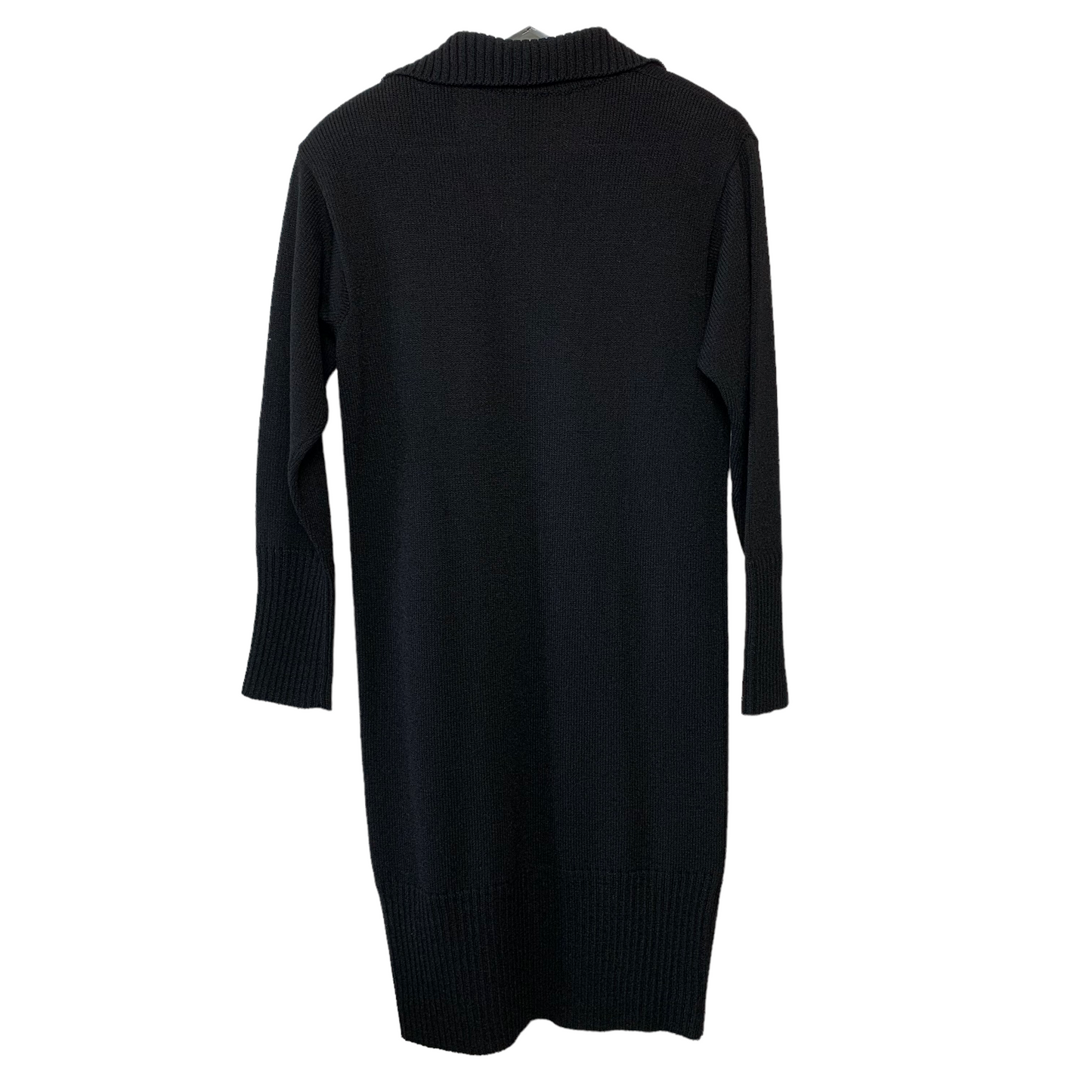 Vintage Helen HSU N.Y. Knit Polo Dress Black XS