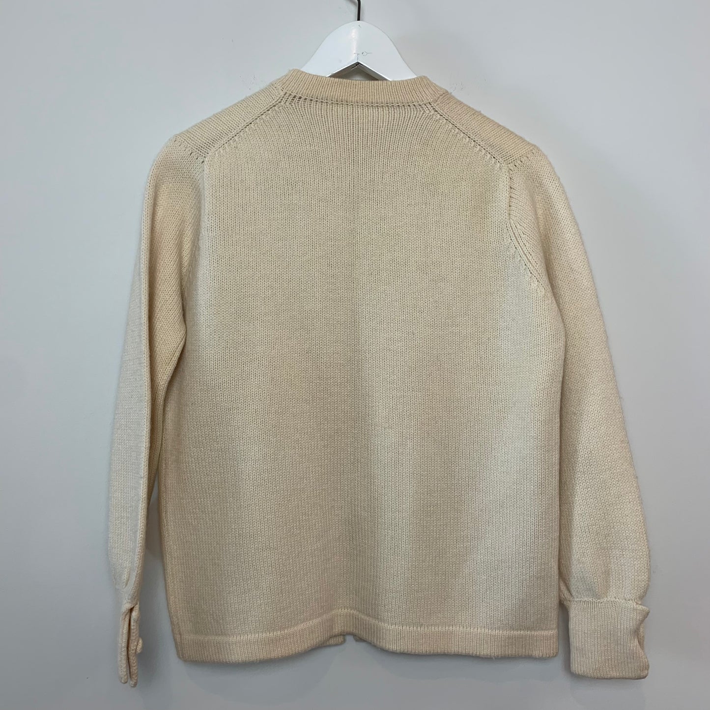 Vintage cream cardigan Knit Sweater