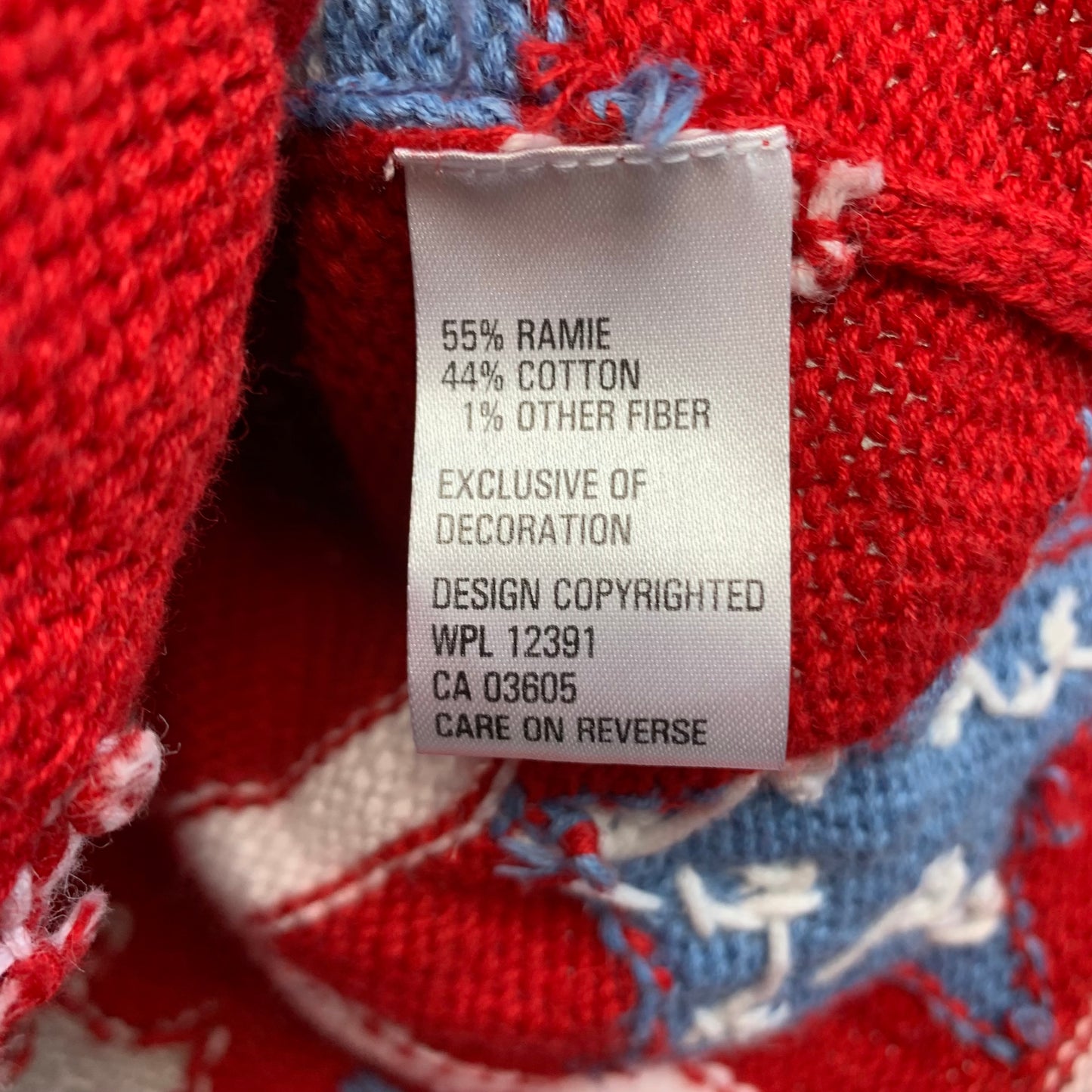 Northern Isles Americana 4th of July Sweater Vest Knit Patchwork Size Large