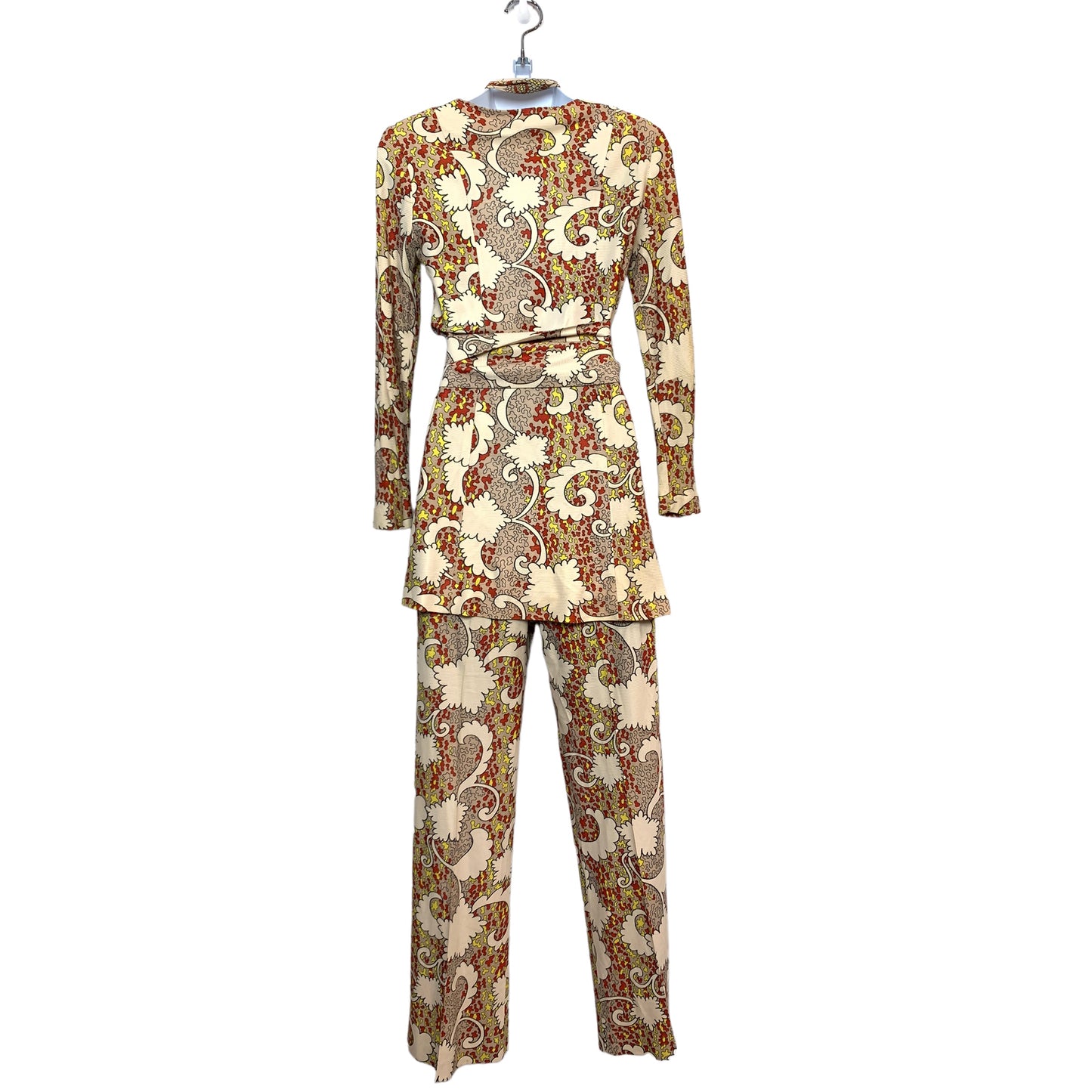 Vintage 1960s 1970s Matching Set Psychedelic Print