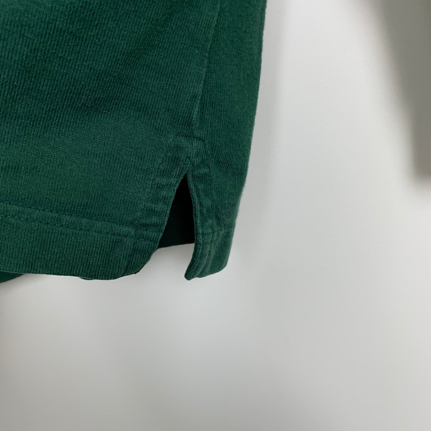 90s Gap Green Quarter Zip Pullover Rugby Cotton Size Large