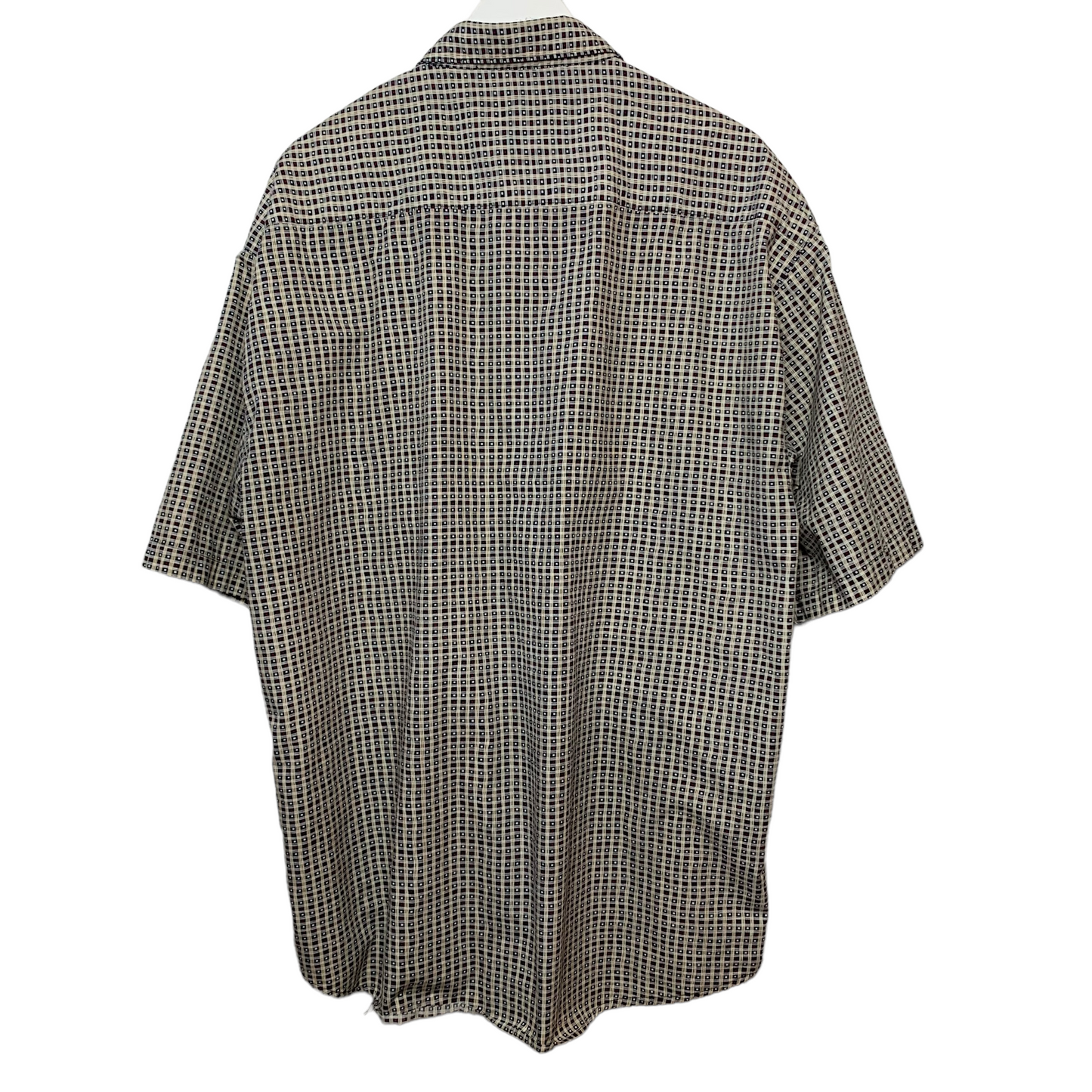 Vintage 90s Carlos Short Sleeve Button Down Collared Shirt Cotton XL