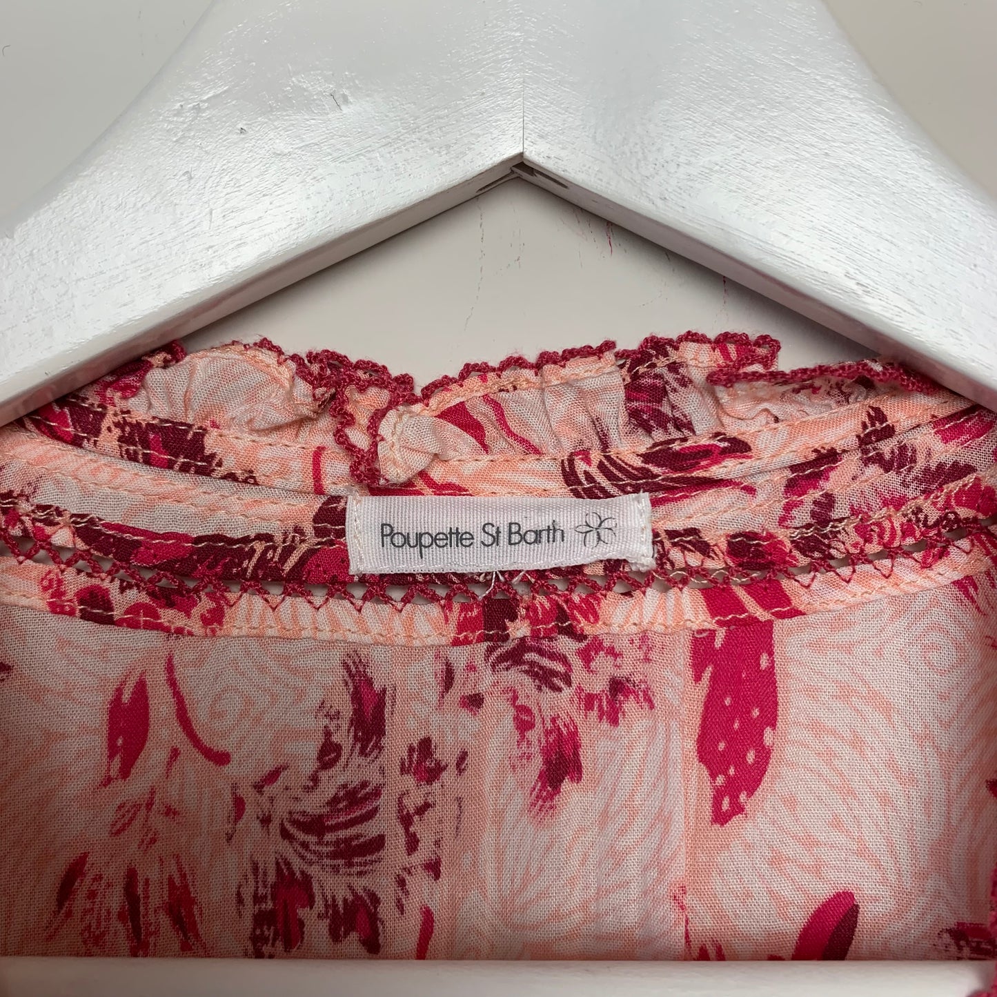 Poupette St Barth Estelle Mini Dress in Pink Floral