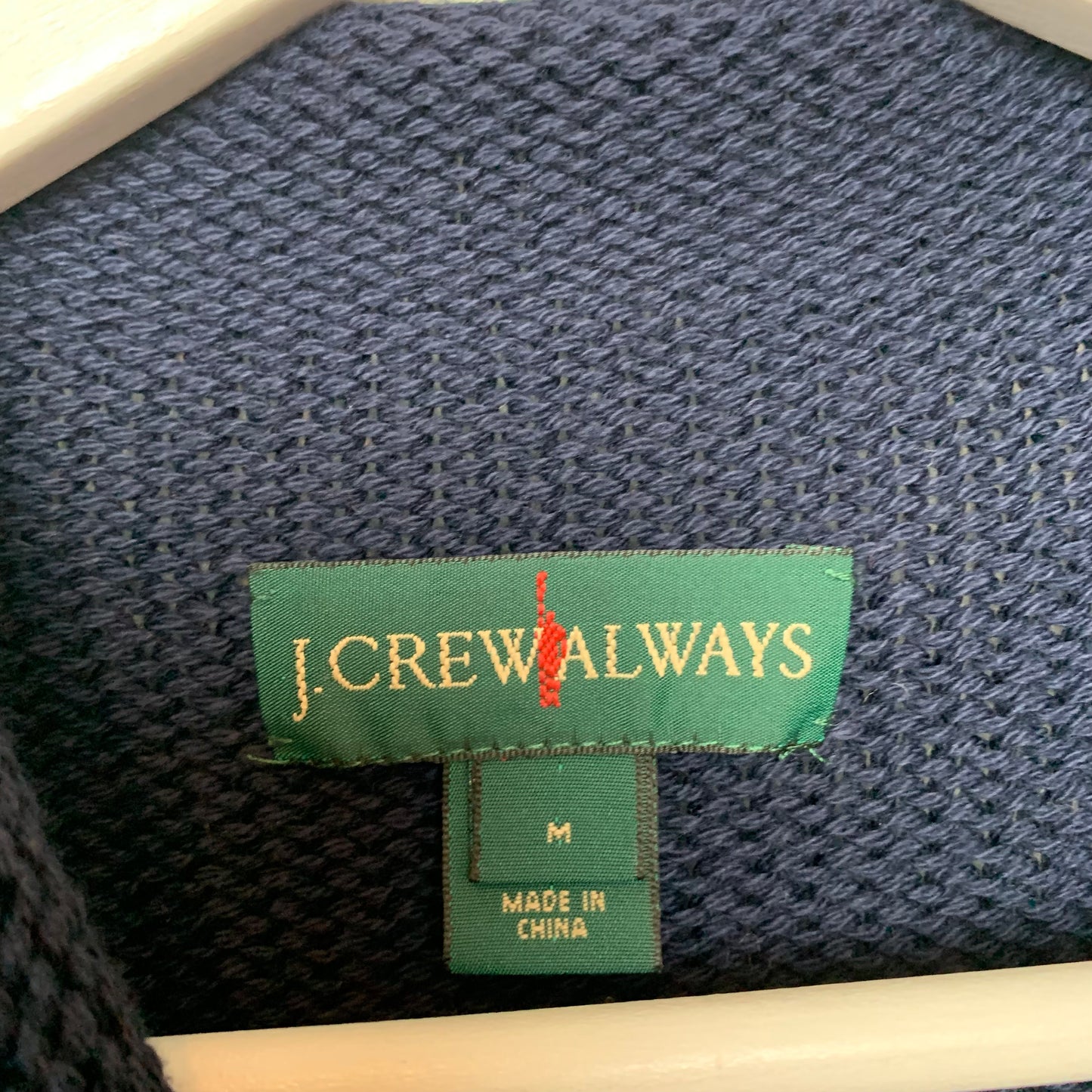 Retro J. Crew Always Polka Dot Cropped Sweater Rollneck Cotton Medium