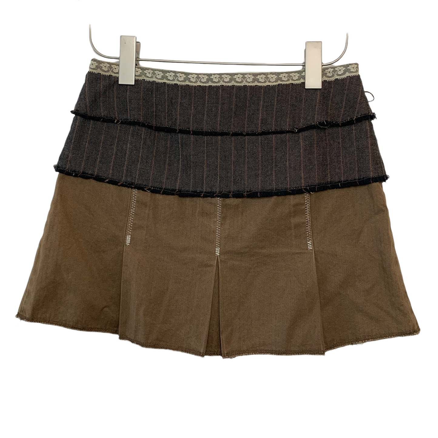 Vintage Free People Micro Mini Skirt Pleated 0