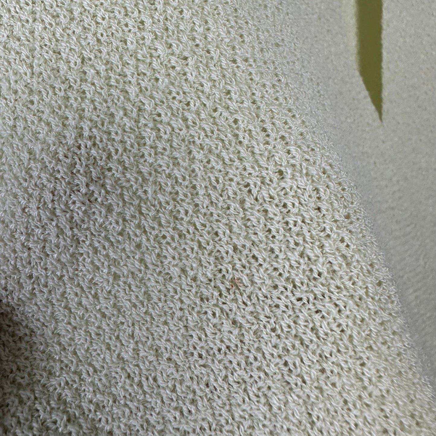 Eileen Fisher Knit Tunic Top Chartreuse Green Wrap Small Wool