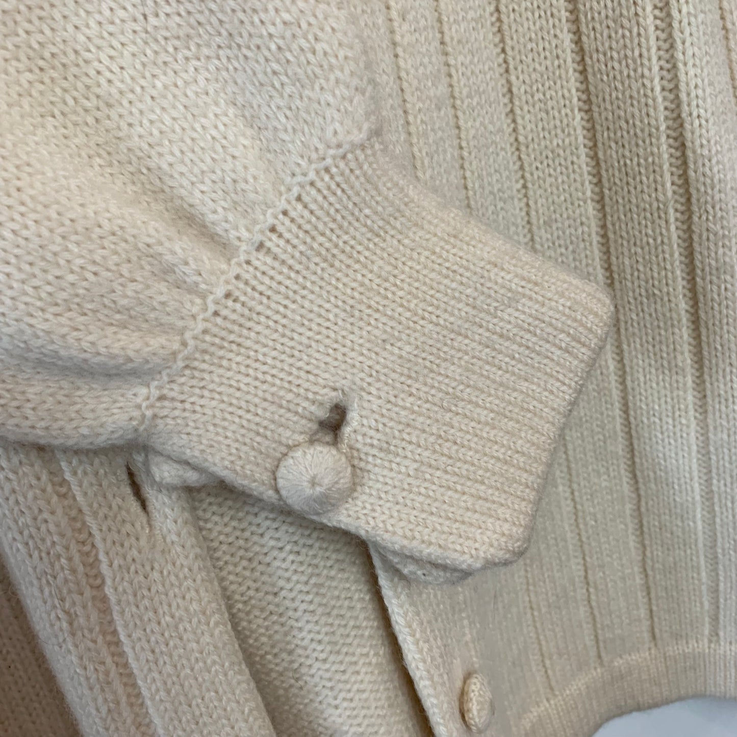 Vintage cream cardigan Knit Sweater