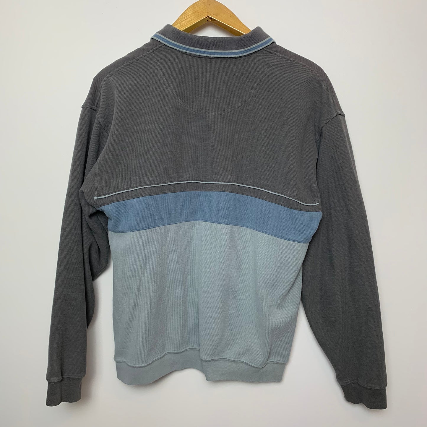 90s Puritan Polo Sweatshirt Pullover Large