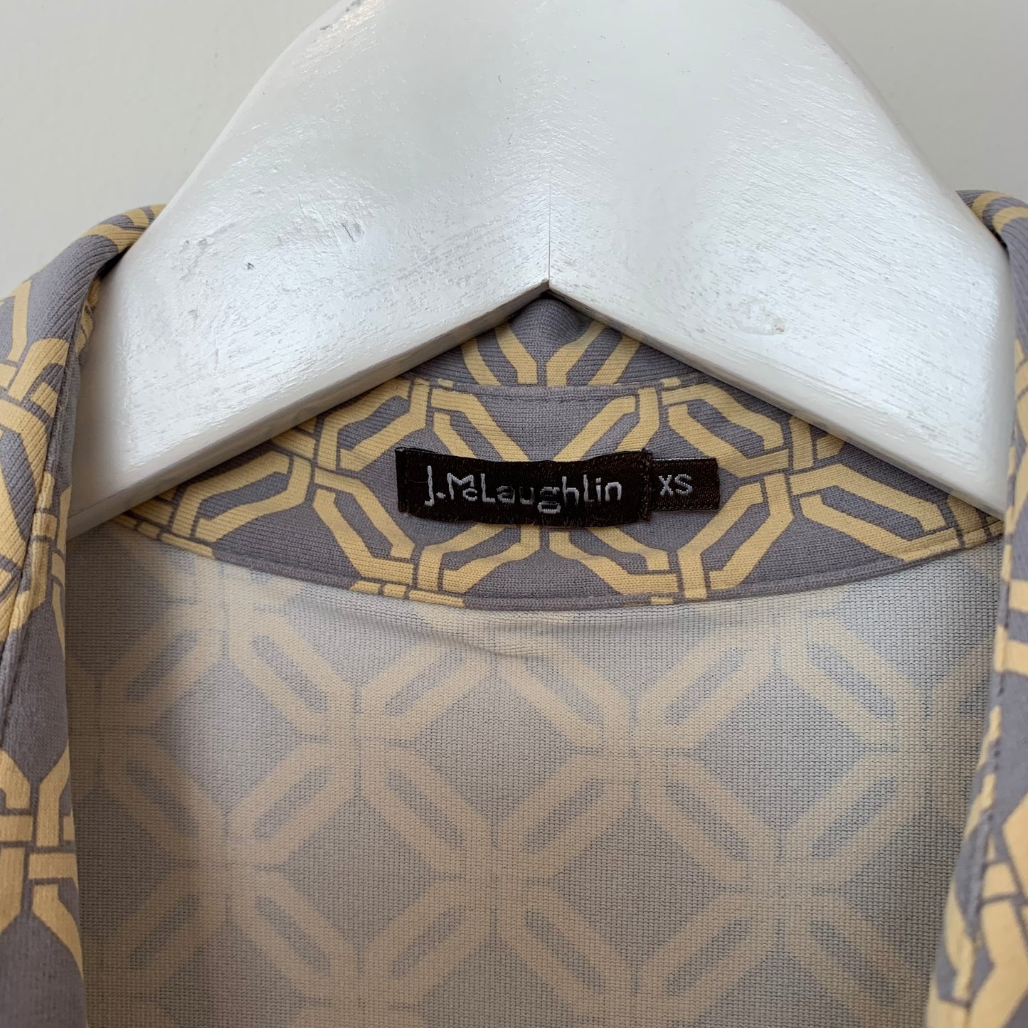 J. McLaughlin Gilchrist Shirt Dress Catalina Cloth Tie Waist XS