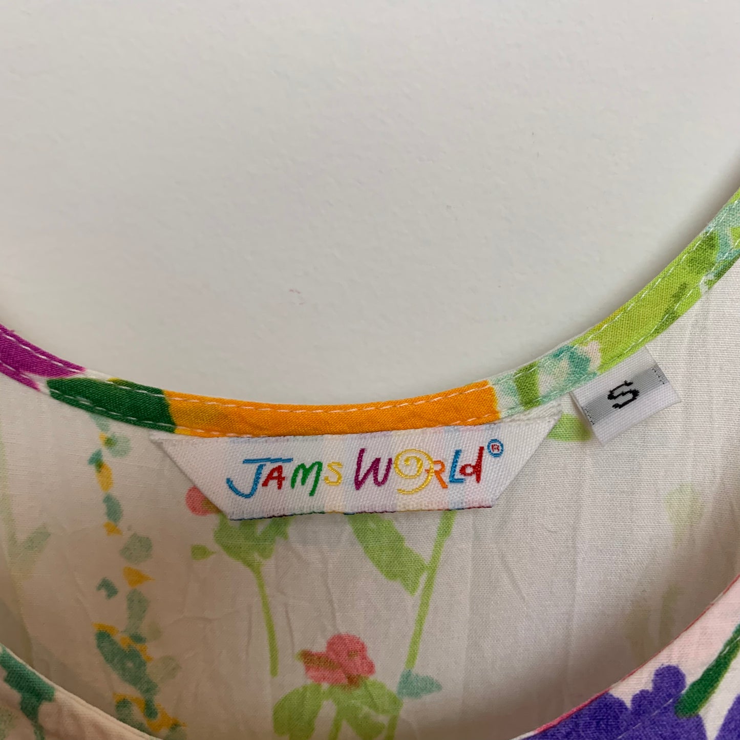 Jams World Floral Drop Waist Dress Small Cottage Bouquet
