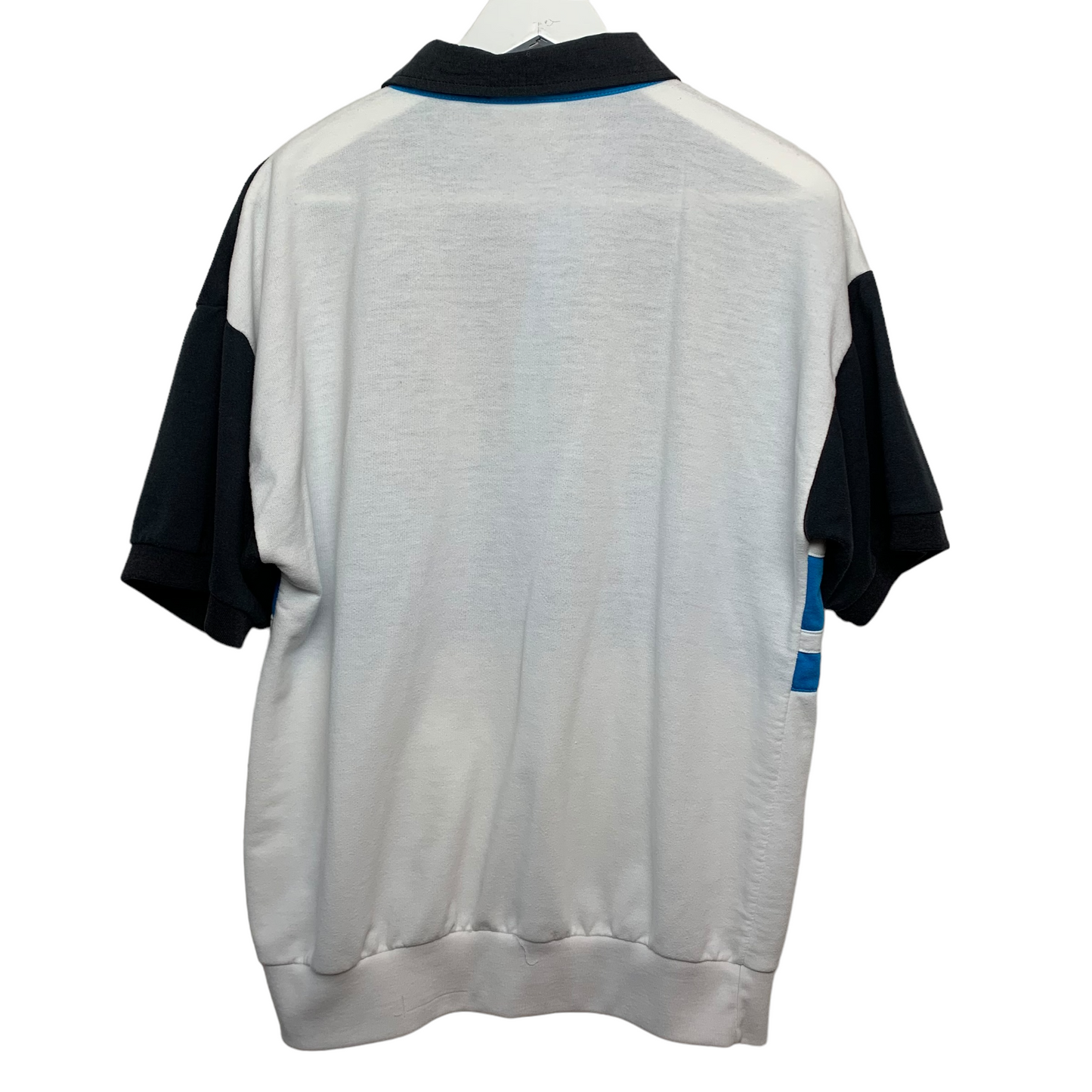 Vintage 90s Spalding Polo Shirt Color Blocked Large