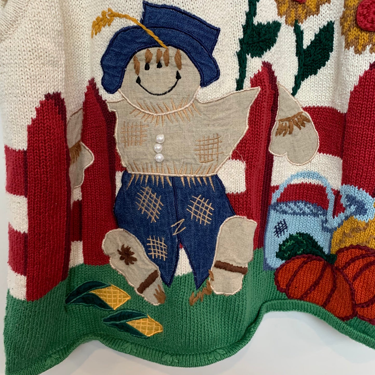 Vintage 90s Eagle's Eye Fall Harvest Sweater Vest 2X