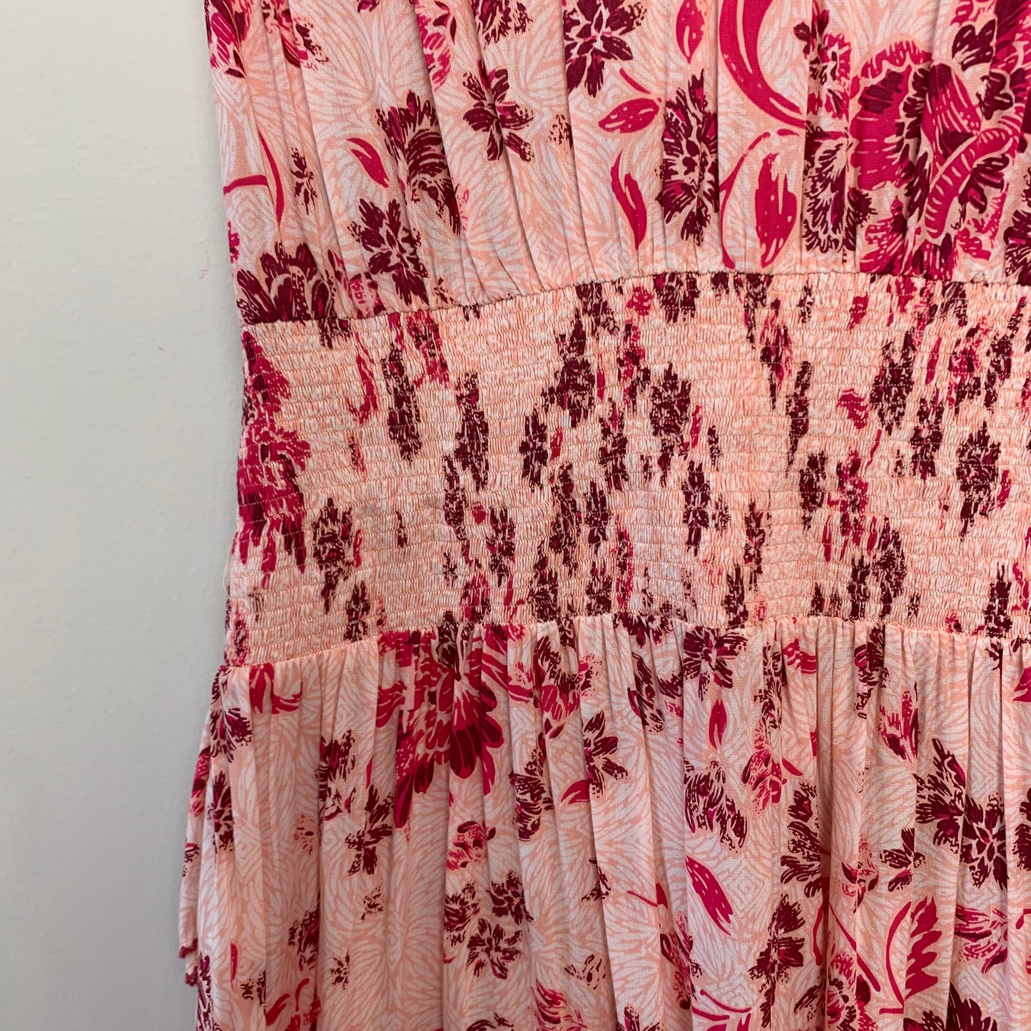 Poupette St Barth Estelle Mini Dress in Pink Floral