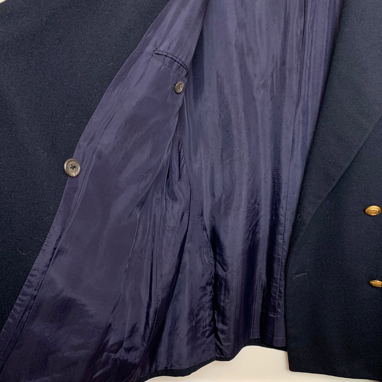 Vintage 80s Ralph Lauren Double Breasted Blazer Made in The USA Union Made