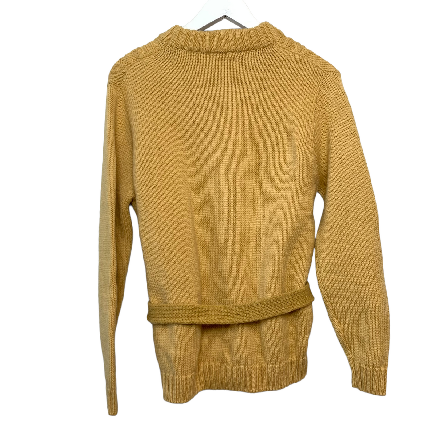 Vintage 60s 70s Peck & Peck New York Chunky Knit Sweater with a Belt