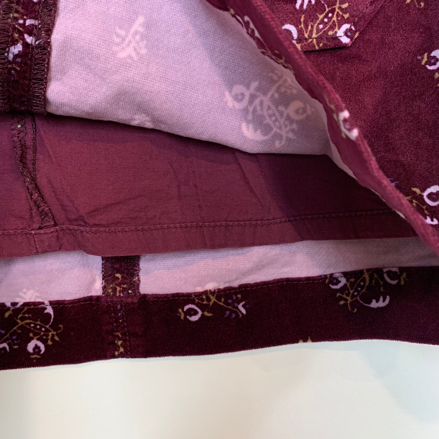 Free People Velvet Mini Skirt 0