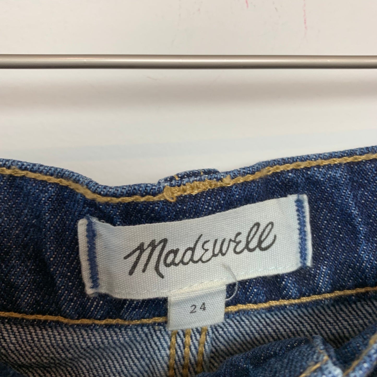 Madewell Dark Wash Denim Jean Skirt 24