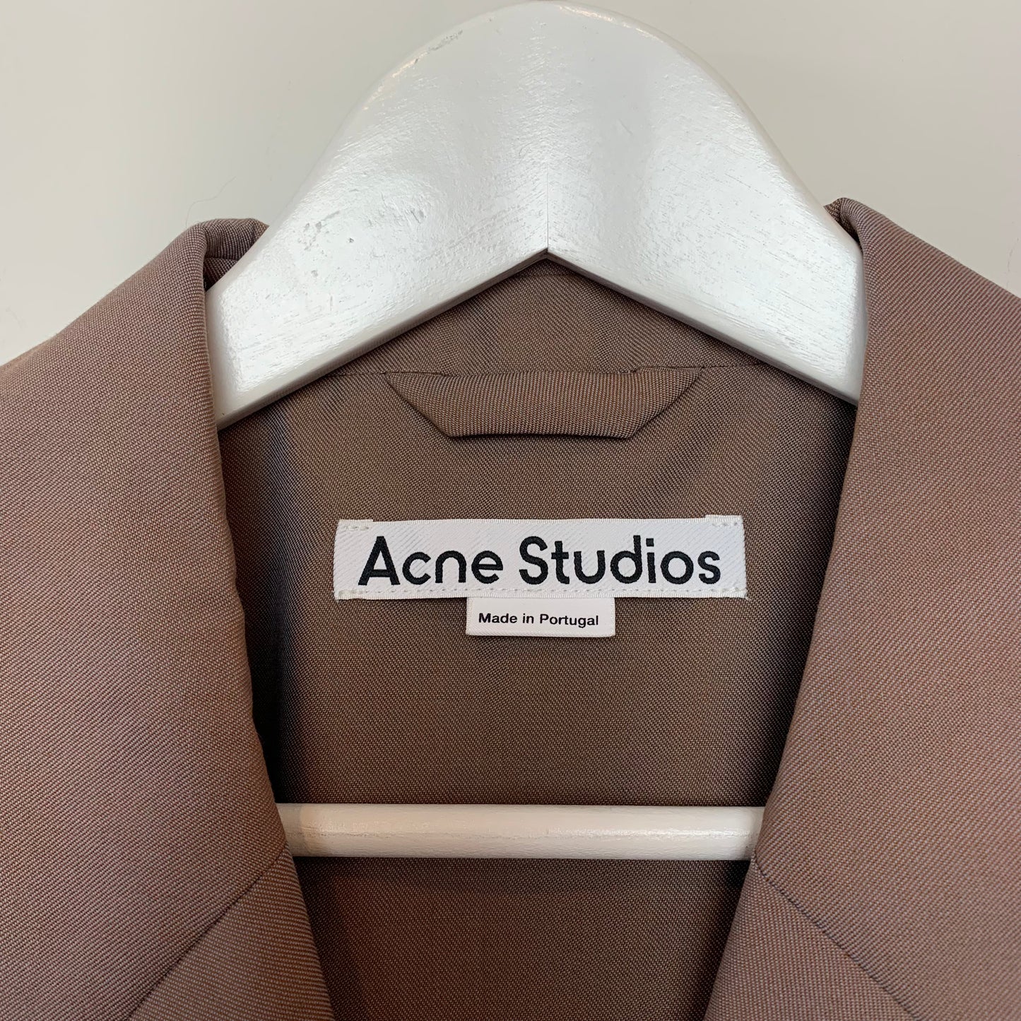 ACNE Studios Jenell Cropped Double-Breasted Wool Blazer 40 Large