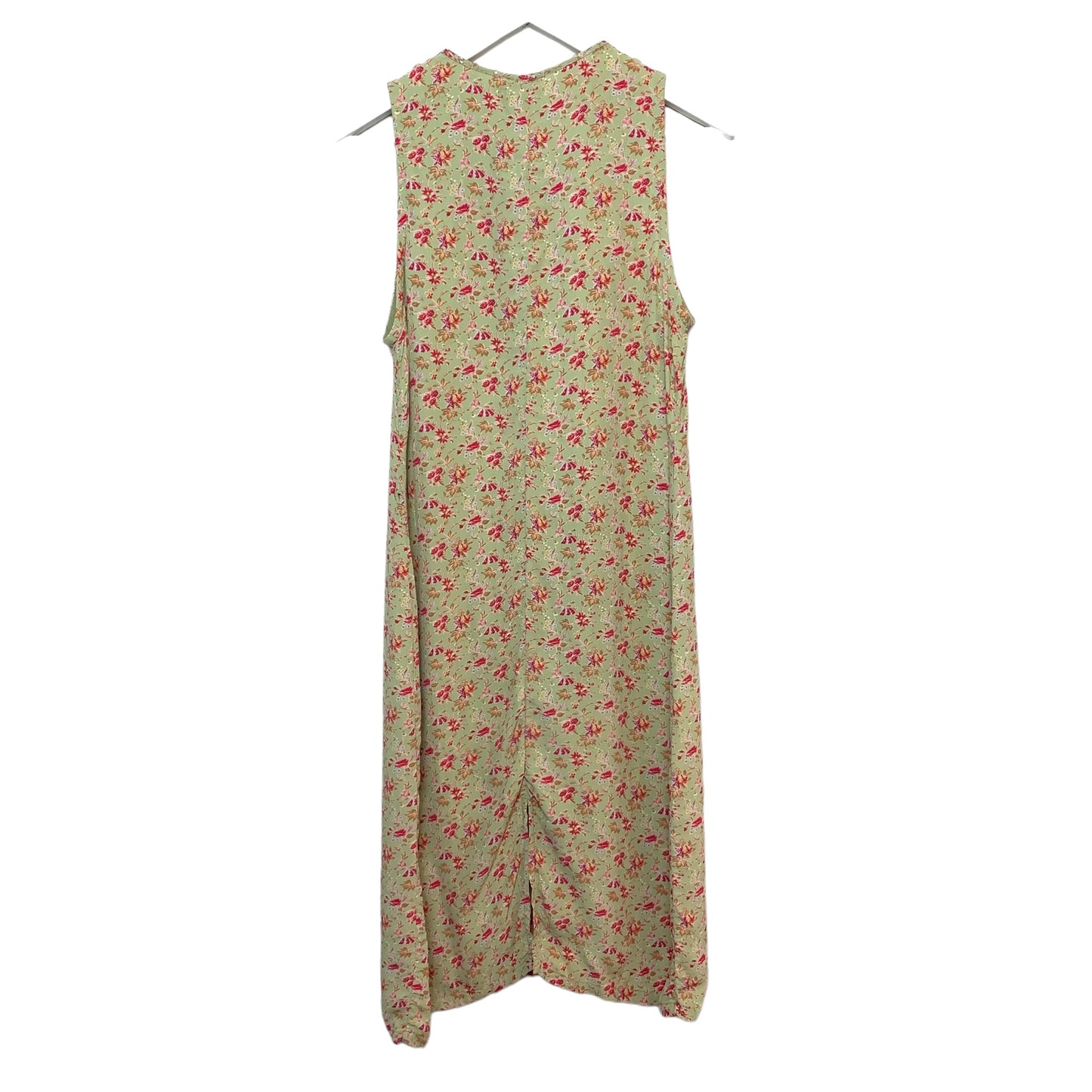Vintage 90s April Cornell Floral Midi Dress XXS