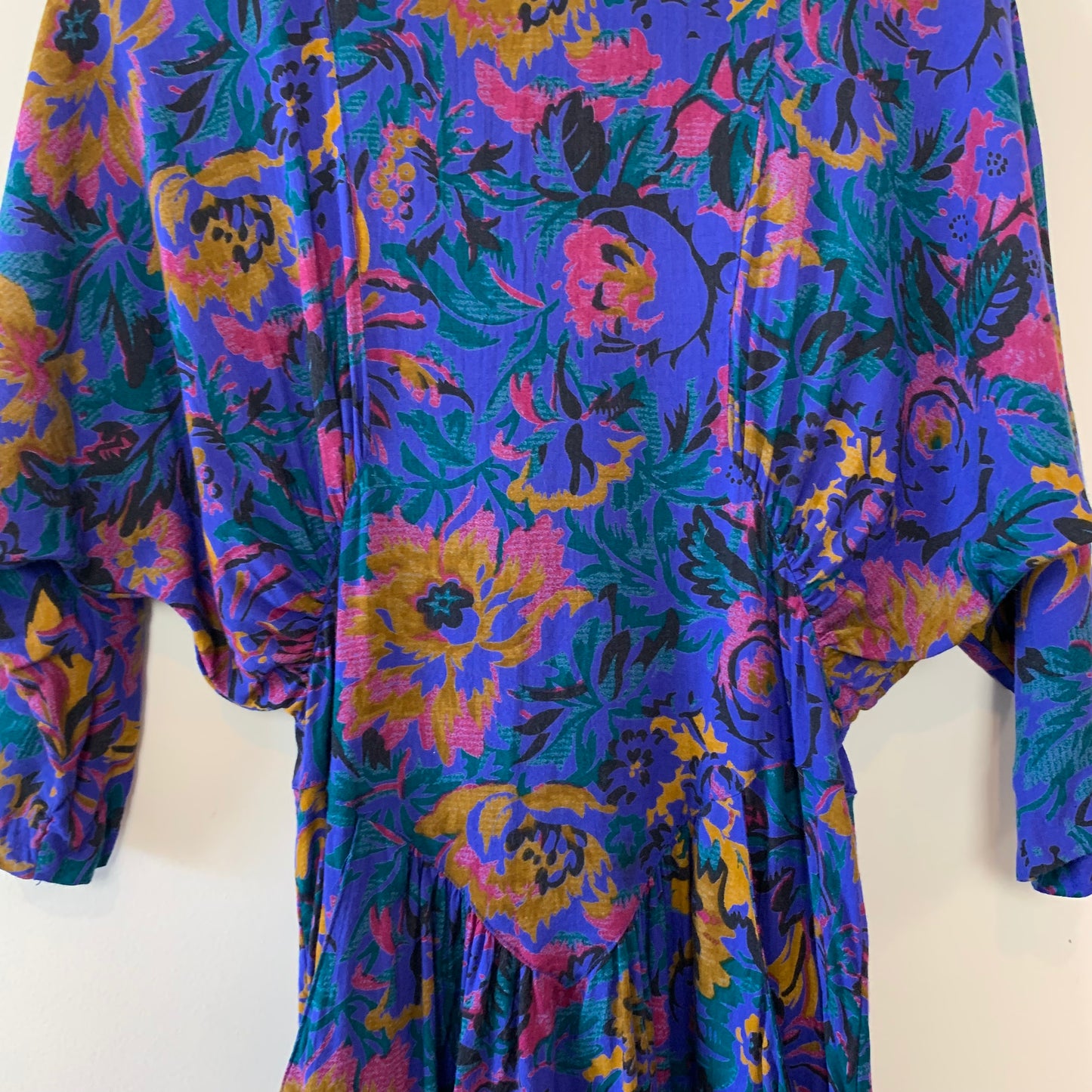 Vintage 1980s E.D. Michaels Jewel Tone Dress 7/8