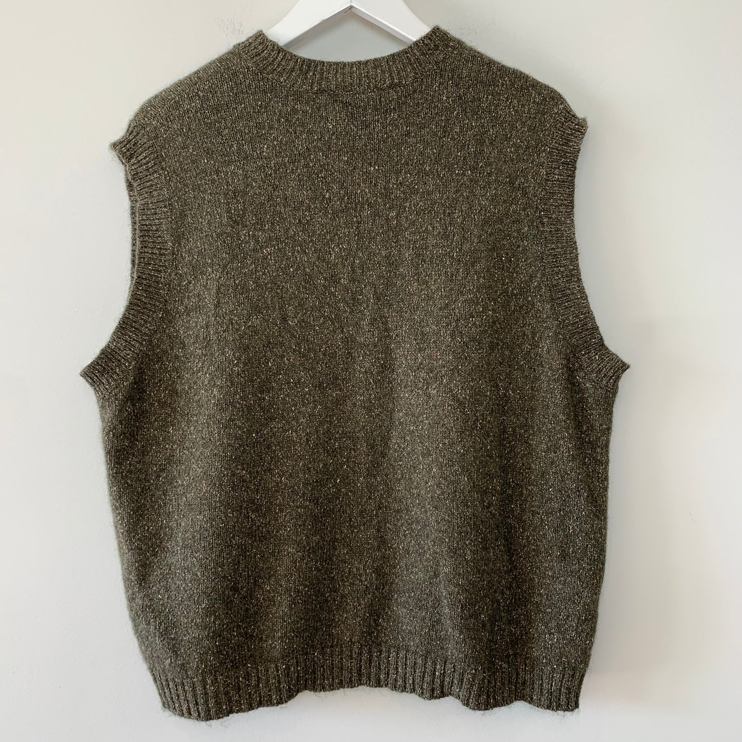 RTW Charleston Sweater Vest Olive Green Made in Italy