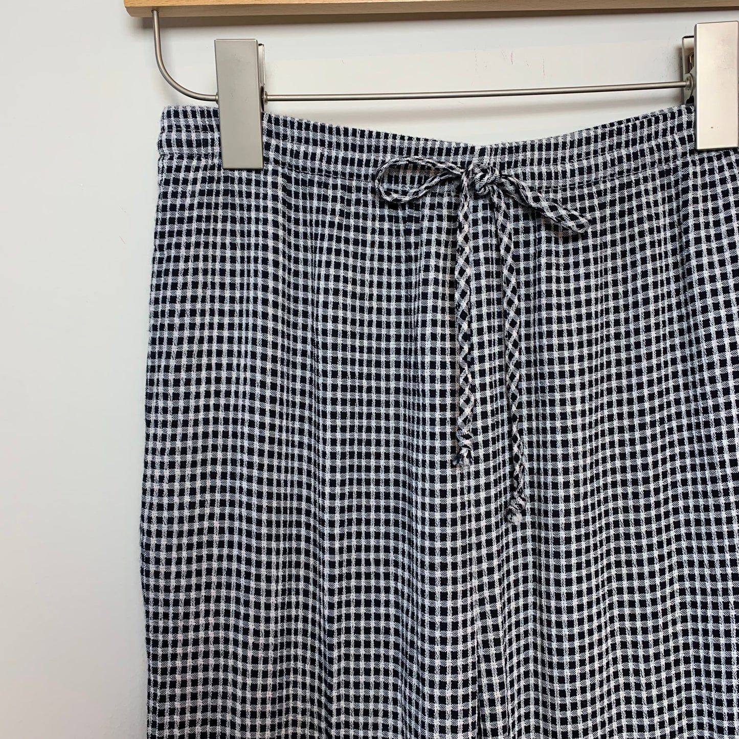 Vintage Sag Harbor Gingham Trouser Pants High Rise Straight Leg Cropped