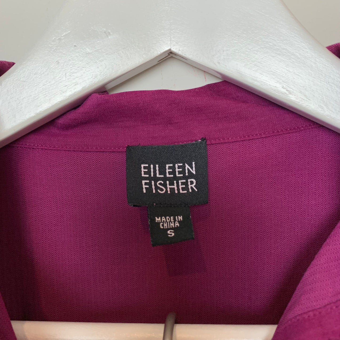 Eileen Fisher Silk Cotton Coordinating Matching Set Plum Small