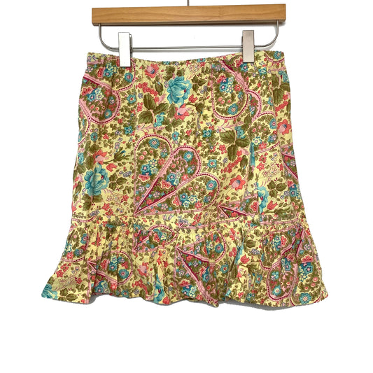 Vintage April Cornell Floral Skirt Medium