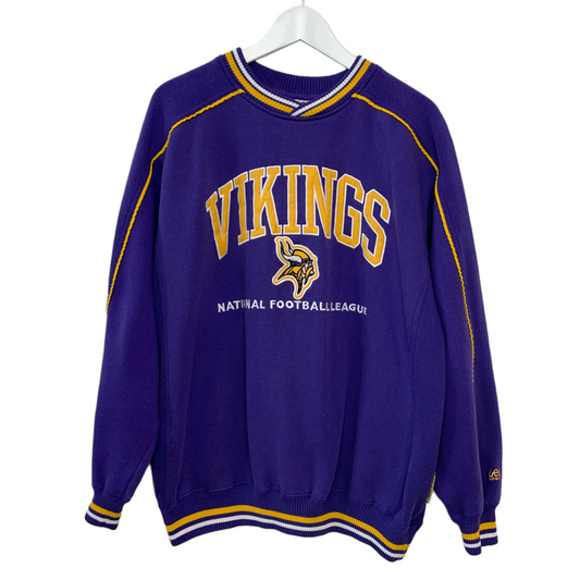 Vintage 90s Lee Minnesota Vikings Sweatshirt Pullover Large
