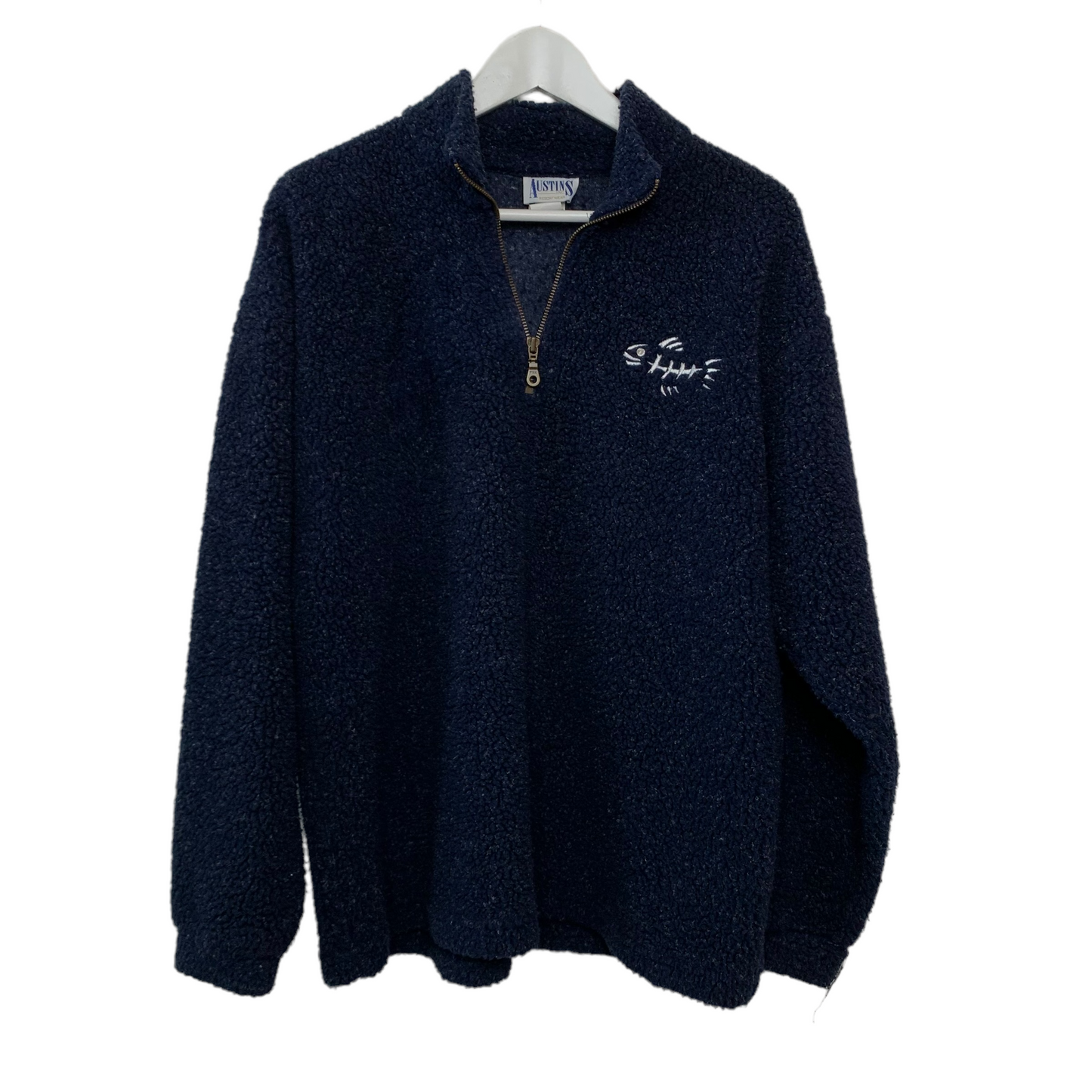 Vintage Austins Fishbone Half Zip Fleece Pullover