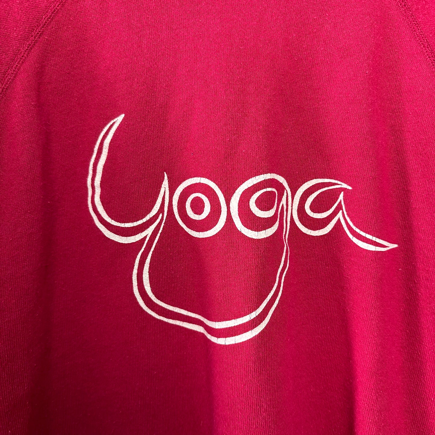Vintage Yoga Cat Sweatshirt Hanes Large