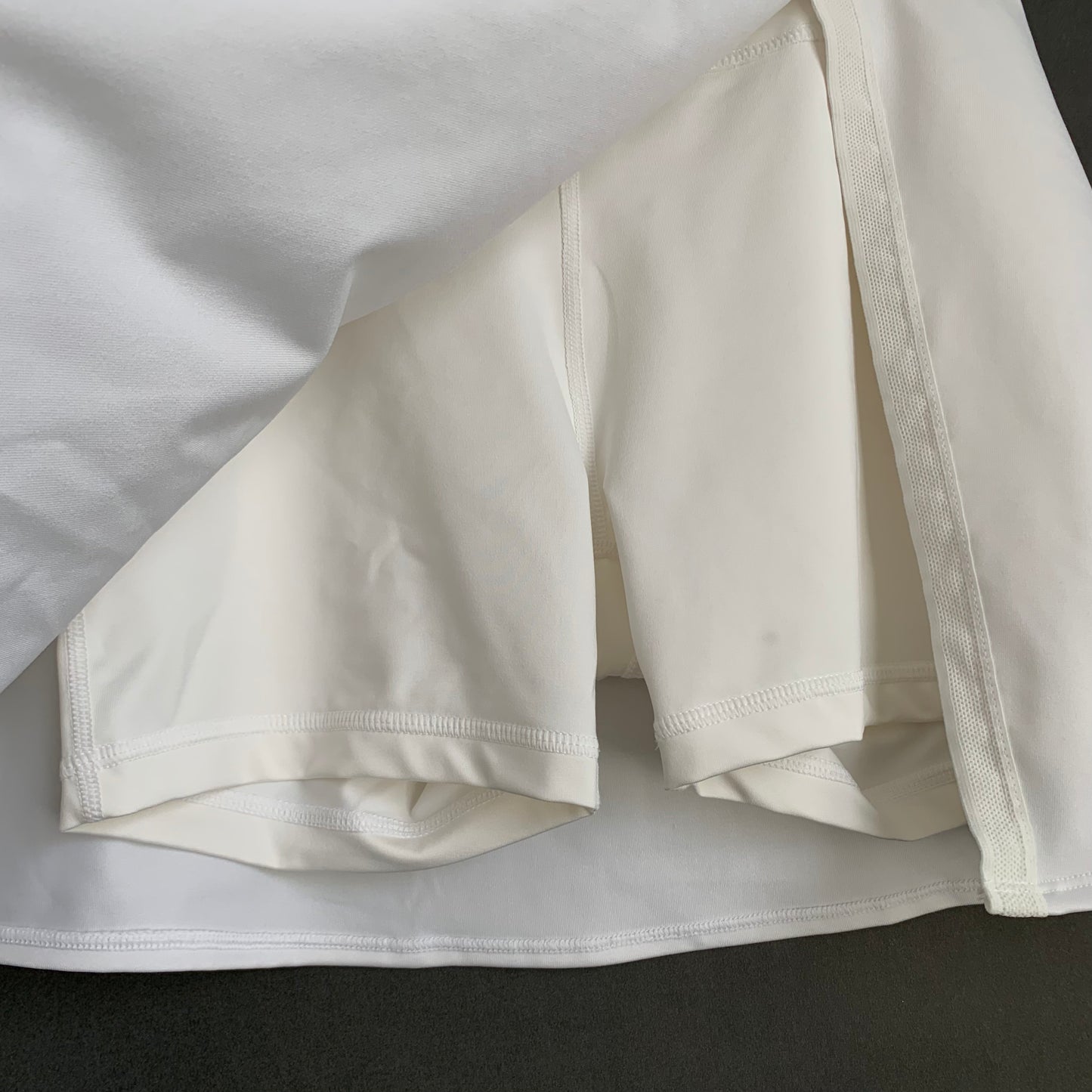 Nike Die-Fit Side Slit Tennis skirt White Small