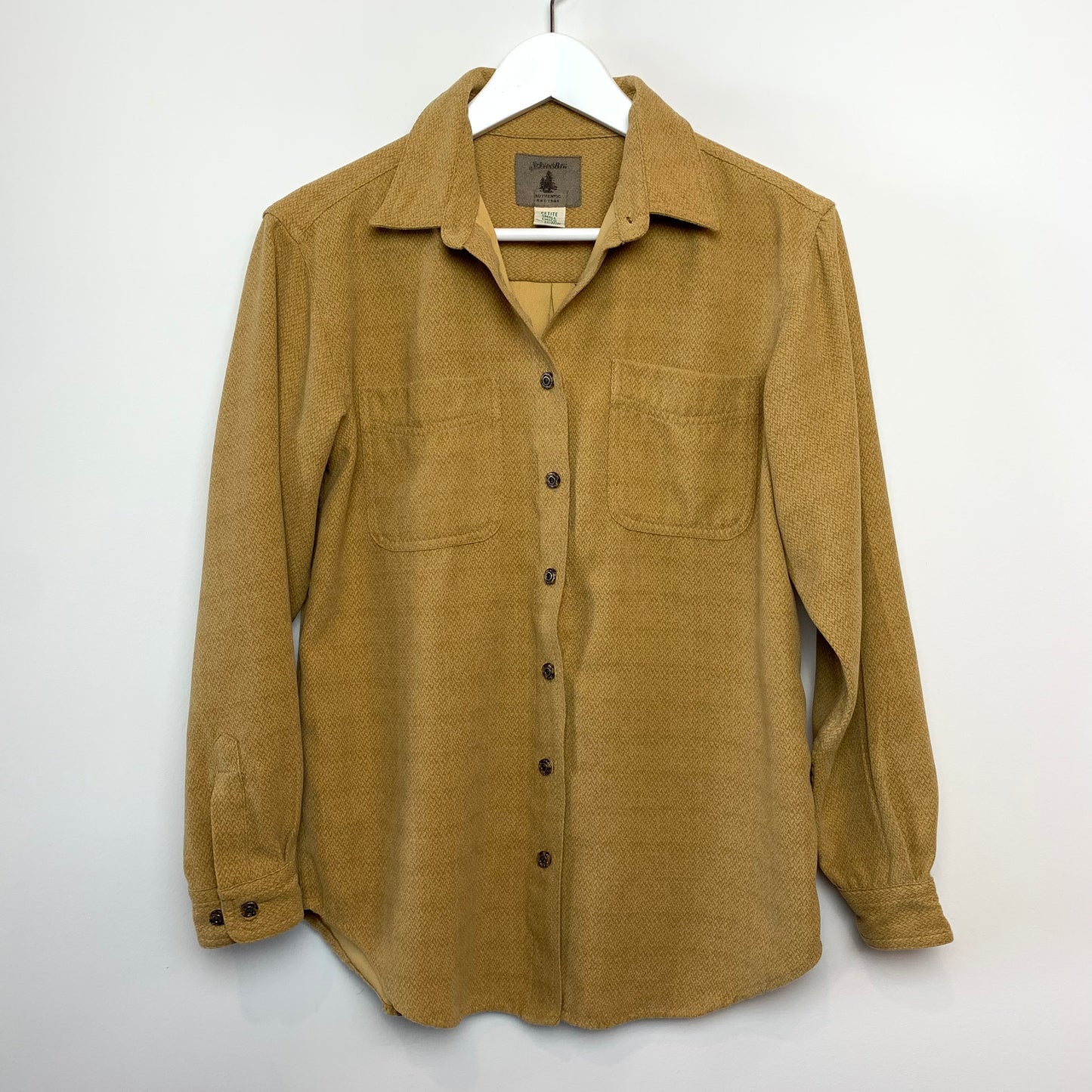 90s St. John's Bay Brown Shirt Jacket Shacket SP