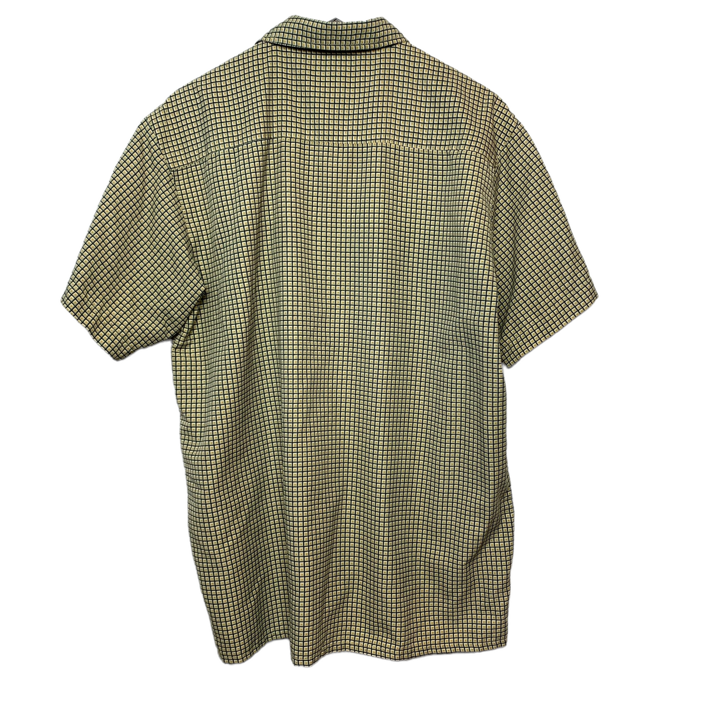 Vintage 90s Address Unknown Short Sleeve Button Down Shirt Geometric Large