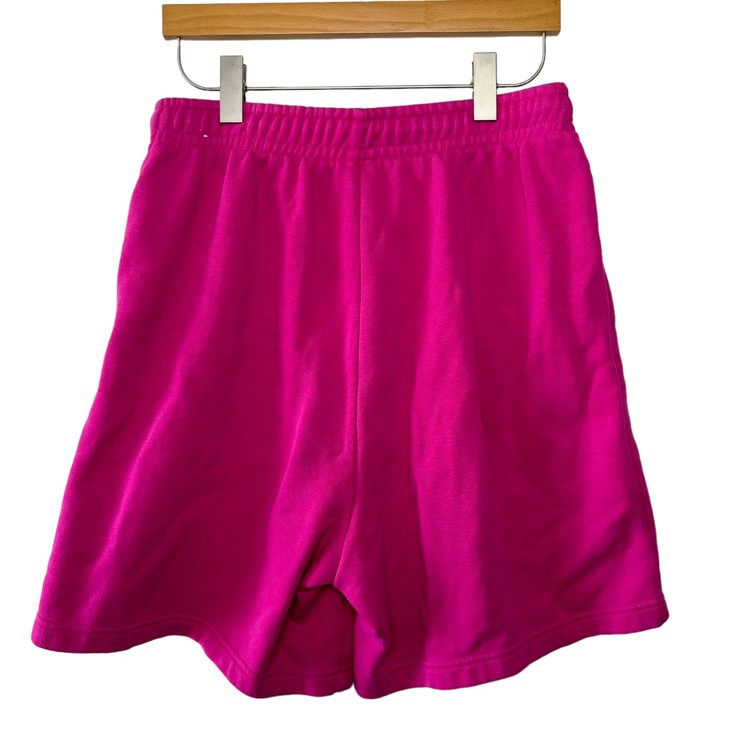 Nike Collection Fleece Shorts Pink High Rise Long Length Medium