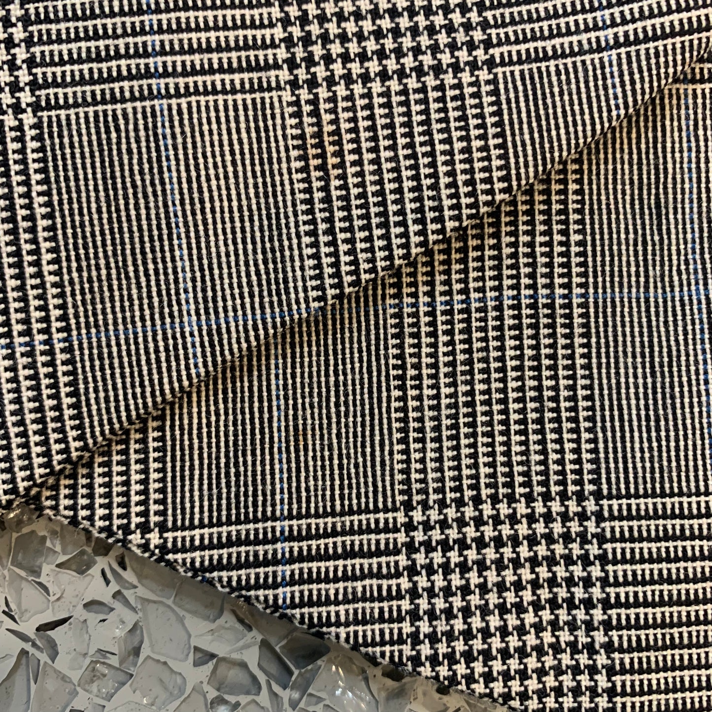 Vintage British Khaki Wool Plaid Vest Equestrian Hunting Suiting Made in the USA 4