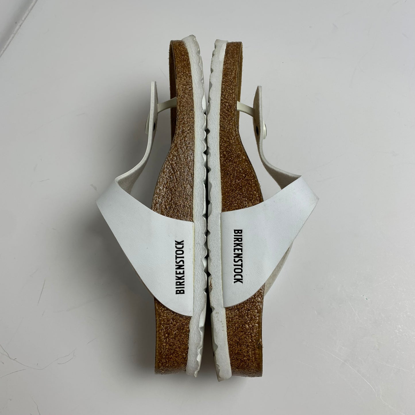 Birkenstock White Thong Sandals 41 10