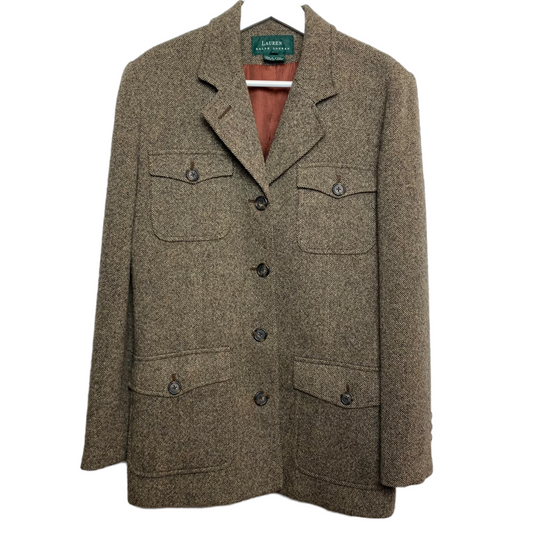 Vintage Lauren Ralph Lauren Wool Barn Jacket Blazer 12