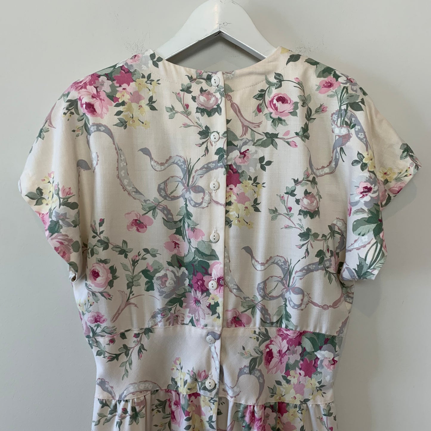Vintage 1980s V.L.P. Floral Dress 12 Union Made