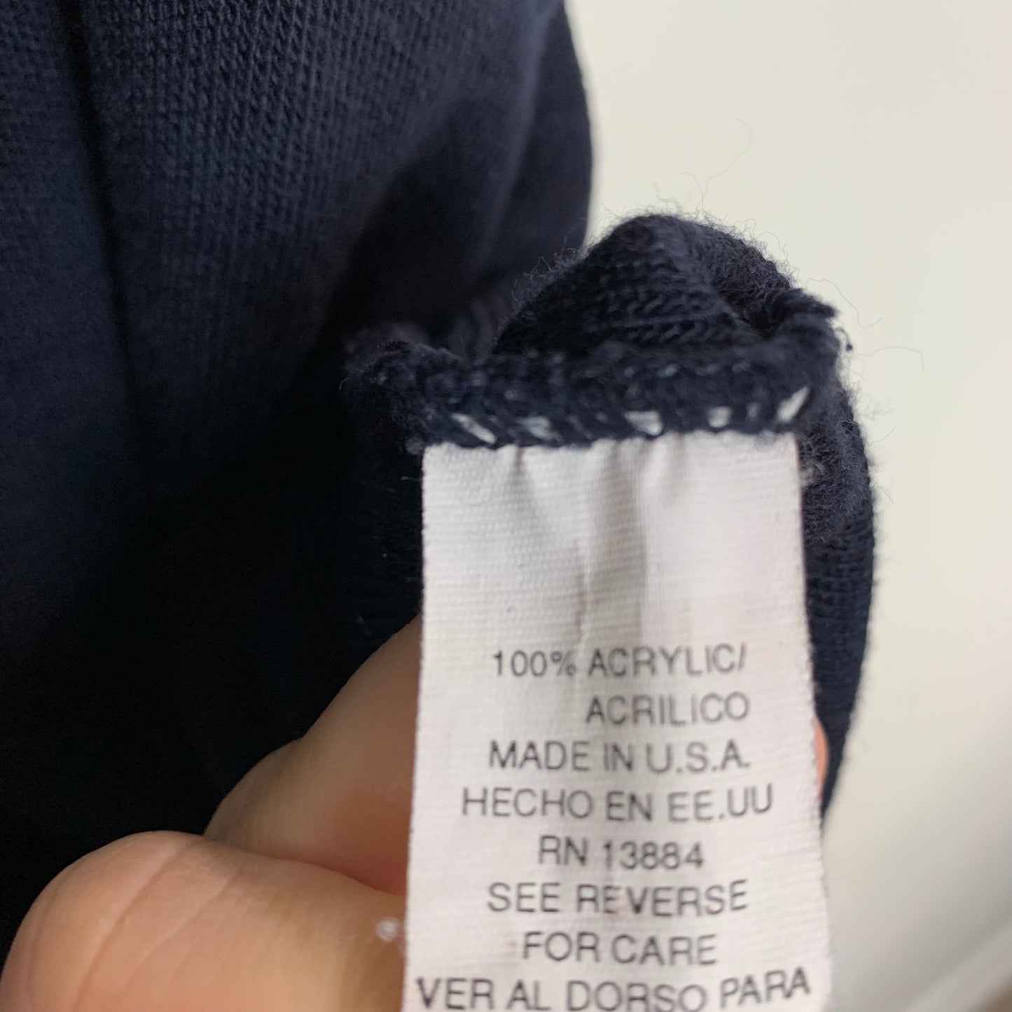 Vintage 90s Izod Navy Blue Sweater Vest Made in the USA Lrge