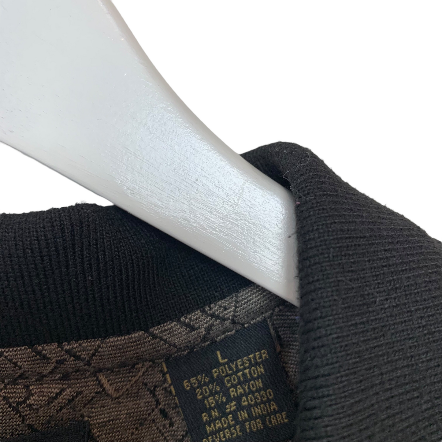 Vintage 90s M.E. Sport Polo Patterned Large