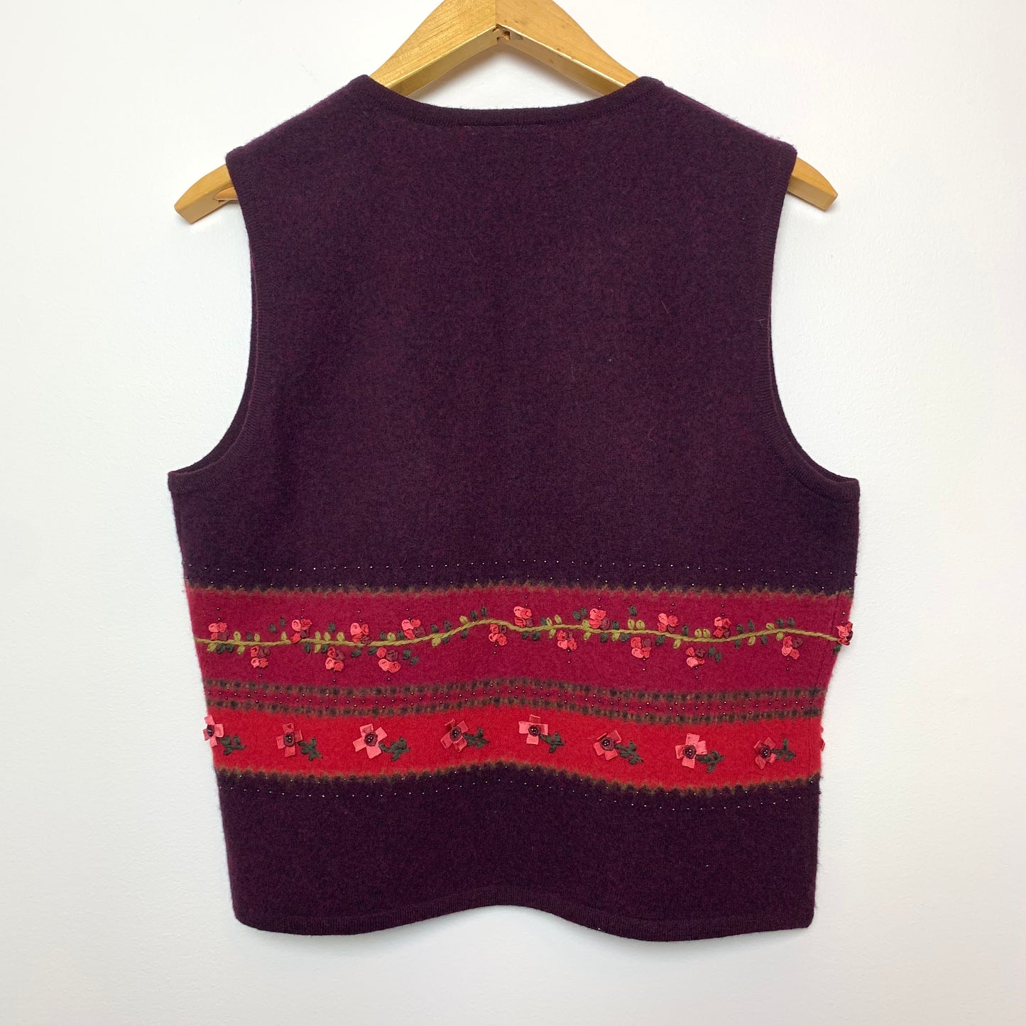 90s Talbots Wool Sweater Vest Small